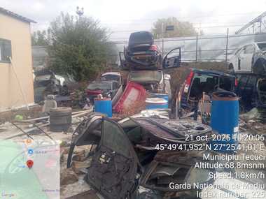 576848533-1117268627243567-1294454245815814076-njpg - Știri de azi Știri de azi | Galaţi: Firmă care făcea dezmembrări auto fără autorizaţii, amendată de Garda de Mediu / Peste 60 de maşini scoase din uz şi deşeuri periculoase, găsite la faţa locului - Știri de azi |