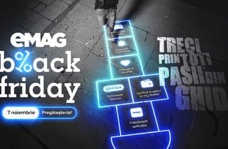 Știri de azi | Retailerul eMAG anunţă că în 12 ore a depăşit vânzările din toată ziua de Black Friday de anul trecut. Clienţii au comandat peste 3,14 milioane de produse în valoare totală de peste 896 milioane lei - Știri de azi | 