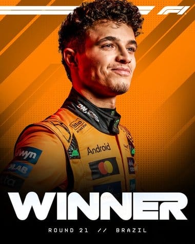 landojpg - Știri de azi Știri de azi | Formula 1: Lando Norris a câştigat Grand Prix-ul Braziliei. Revenire spectaculoasă pentru Max Verstappen - Știri de azi |
