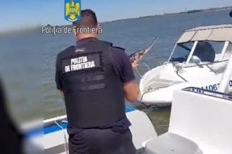 Știri de azi | Poliţiştii de frontieră au descoperit trei sturioni prinşi în plase de pescuit, aceştia fiind eliberaţi - Știri de azi | 