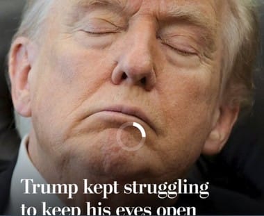 trump-adormitjpg - Știri de azi Știri de azi | Imagini cu Trump care pare să-şi ţină cu greu ochii deschişi în timpul unui eveniment în Biroul Oval s-au viralizat pe reţelele sociale – VIDEO, FOTO - Știri de azi |